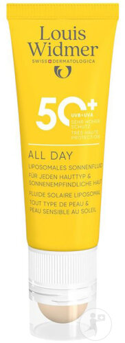 Louis Widmer Sun All Day IP50+ Avec Soin Lèvres Stick 25ml