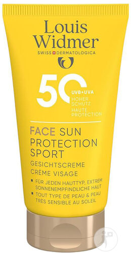 Louis Widmer Sun Face Sun Protection Sport IP50 Sans Parfum Tube 50ml