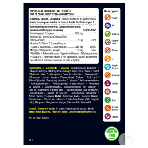 Lucovitaal Collagène Complexe 5000mg 14 Sticks-4