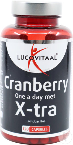 Lucovitaal Cranberry One A Day Avec X-Tra Lactobacillus 120 Capsules