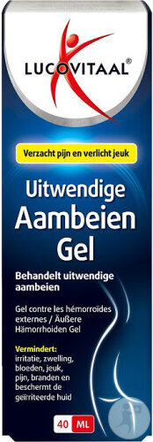 Lucovitaal Gel Contre Les Hémorroïdes Externes Tube 40ml