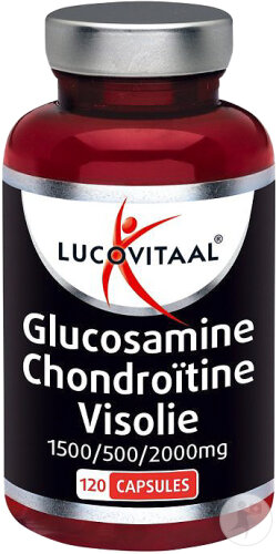 Lucovitaal Glucosamine Chondroïtine Huile De Poisson 120 Capsules
