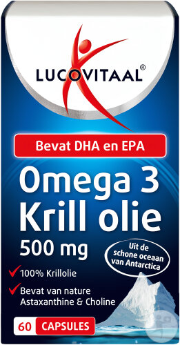 Lucovitaal Huile De Krill Oméga 3 500mg 60 Gélules