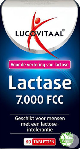 Lucovitaal Lactase 7.000 FCC 60 Comprimés