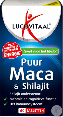 Lucovitaal Maca Pure Et Shilajit 60 Comprimés