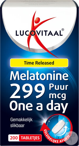 Lucovitaal Mélatonine Pure 299mcg Time Released 200 Comprimés