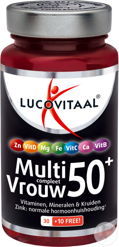 Lucovitaal Multi Complete Femme 50+ 40 Comprimés