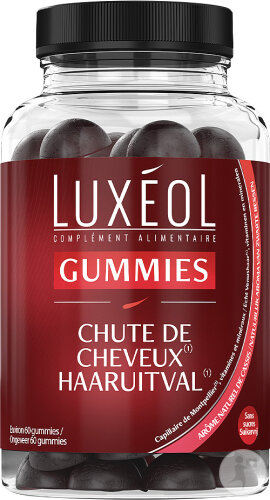 Luxéol Gummies Chute De Cheveux 60 Pièces