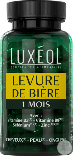 Luxéol Levure De Bière Revivifiable Santé & Beauté Cheveux Peau Ongles 43,4g