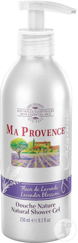 Ma Provence Douche Nature Fleur De Lavande Flacon-Pompe 250ml