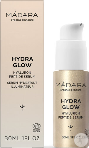 Mádara Hydra Glow Sérum Hyaluronique Aux Peptides Flacon Pompe 30ml