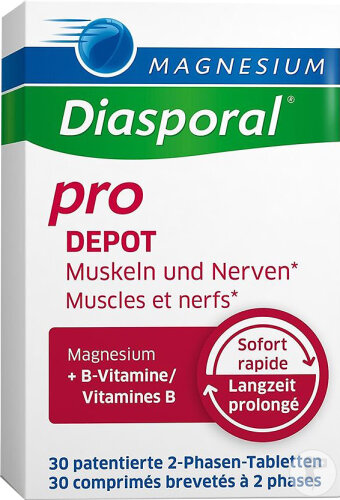 Magnesium Diasporal Pro M+N Dépôt Comprimé Boite 30 Pièces
