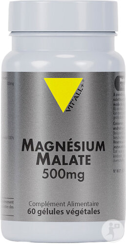 Vit'all+ Magnésium Malate 500mg 60 Gélules Végétales