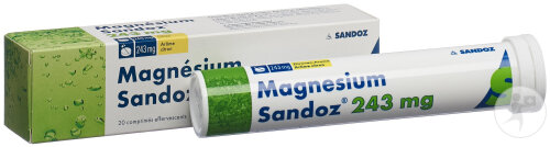 Magnesium Sandoz Comprimé Effervescent 20 Pièces