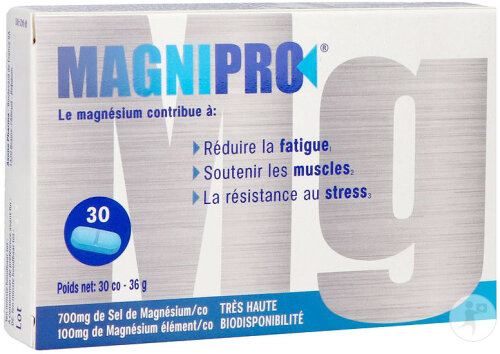 Magnipro Très Haute Biodisponibilité 30 Comprimés