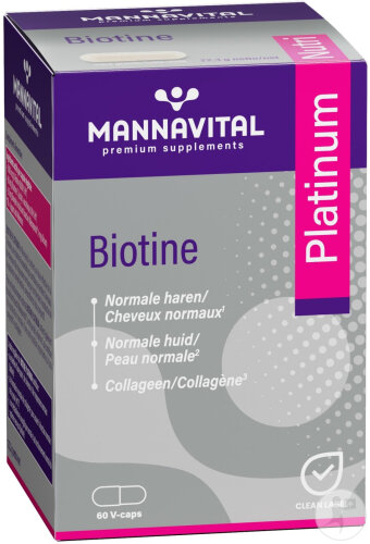 Mannavital Biotine Platinum 60 Gélules
