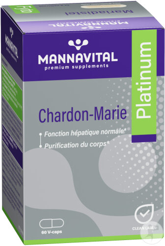 Mannavital Chardon Marie Platinum 60 V-Caps