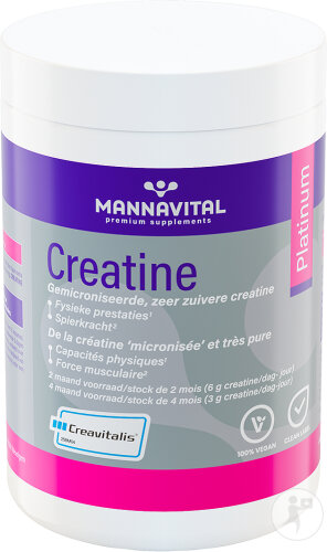 Mannavital Créatine Platinum 408g