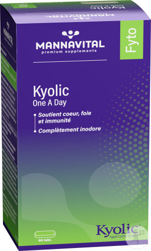 Mannavital Kyolic One A Day 60 Comprimés