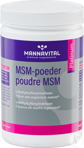 MannaVital MSM Platinum Poudre Pot 500g