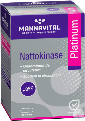 Mannavital Nattokinase Platinum 90 Capsules
