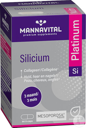 Mannavital Silicium Platinum 90 Gélules