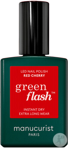 Manucurist Green Flash Vernis À Ongles Pour LED Red Cherry 15ml