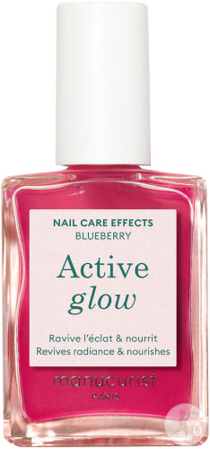 Manucurist Soin Active Glow Blueberry Vernis Soin Embellisseur Effet Gloss 15ml