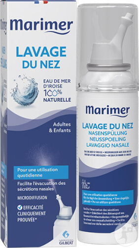 Marimer Eau De Mer Isotonique Hygiène Nasale Nez Sec-Encombré Spray 100ml