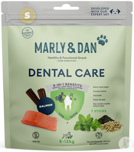 Marly Dan Dental Care Taille S Pour Chien 5-12kg 100g