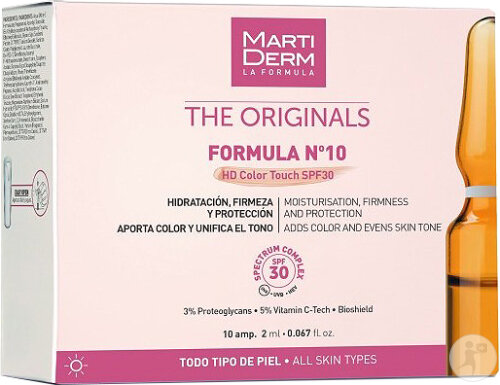 Martiderm Formula Nº10 HD Color Touch IP30 Ampoules 10x2ml
