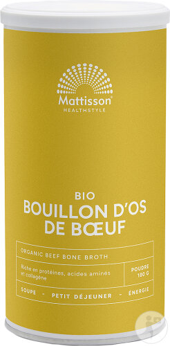Mattisson Bouillon D'Os Biologique 180g