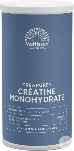 Mattisson Creapure Monohydrate De Créatine 350g