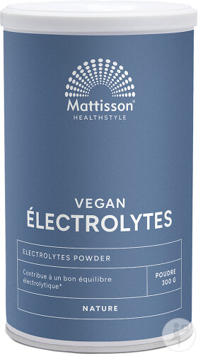 Mattisson Poudre D’Électrolytes Naturel 300g