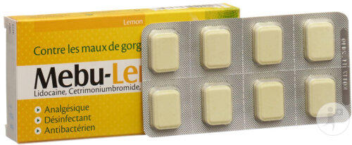 Mebu-Lemon Comprimés À Sucer 24 Pièces