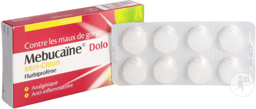 Mebucaïne Dolo Comprimés À Sucer 8,75mg Miel Citron 16 Pièces