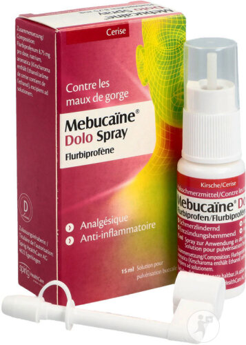 Mebucaïne Dolo Spray 8,75mg Flacon 15ml
