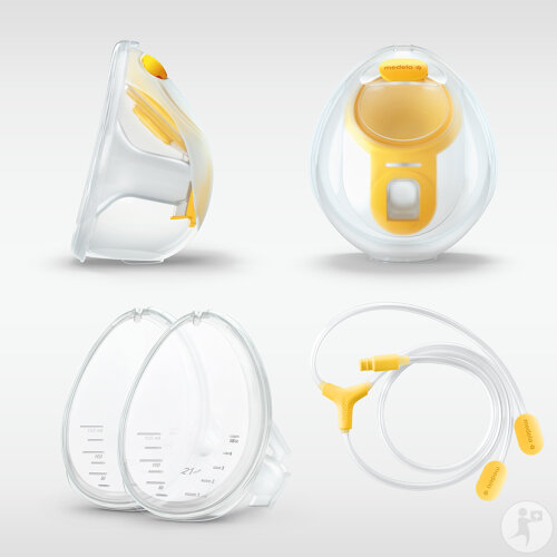 Medela Hands-Free Collection Cups 2 Pièces-3
