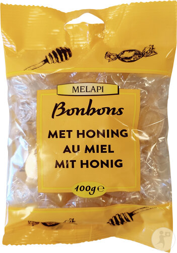 Melapi Bonbons Au Miel Sachet 100g