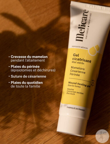 Melicare Gel Cicatrisant Miel Stérile Tube 30g-3