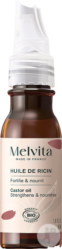 Melvita Huile Soin Ricin Ongles Et Sourcils 50ml