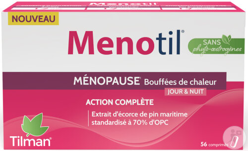 Menotil Ménopause Bouffées De Chaleur Jour Et Nuit 56 Comprimés
