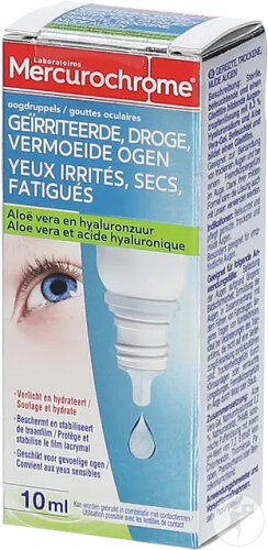 Mercurochrome Gouttes Oculaires Hydratantes 10ml