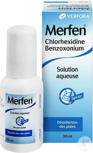 Merfen Spray Blessures & brûlures | Apo24