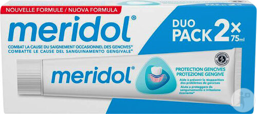 Meridol Protection Gencives Dentifrice Tubes 2x75ml