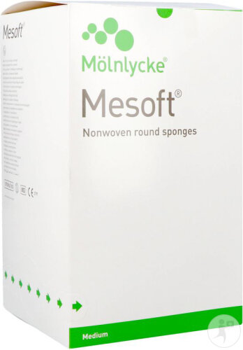 Mesoft Tampons Non Tissés Diamètre 4,0cm 20x5 Pièces 156860