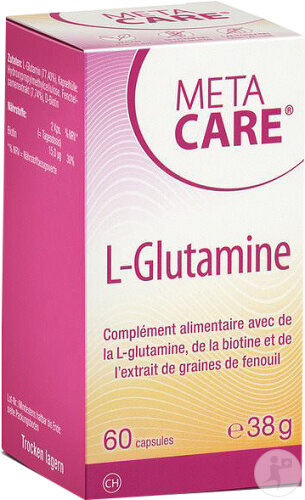 Metacare L-Glutamine Capsule 60 Pièces
