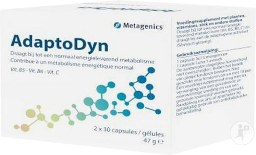 Metagenics AdaptoDyn Pour Un Métabolisme Énergétique Normal Gélules 2x30