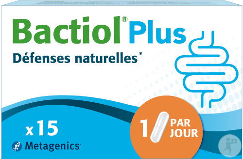 Metagenics Bactiol Plus Défenses Naturelles 15 Gélules