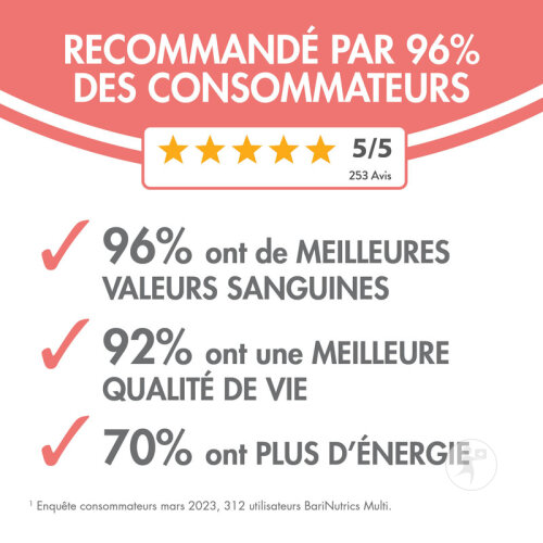 Metagenics BariNutrics Multi 13 Vitamines Et 8 Minéraux Complément Alimentaire 180 Gélules-8